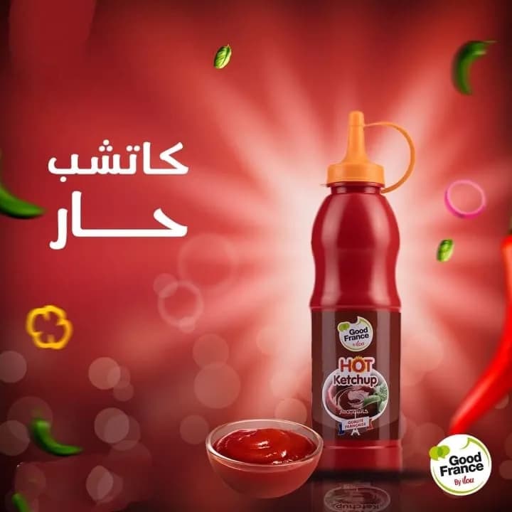 ايلو كاتشب حار200مل اسكويز